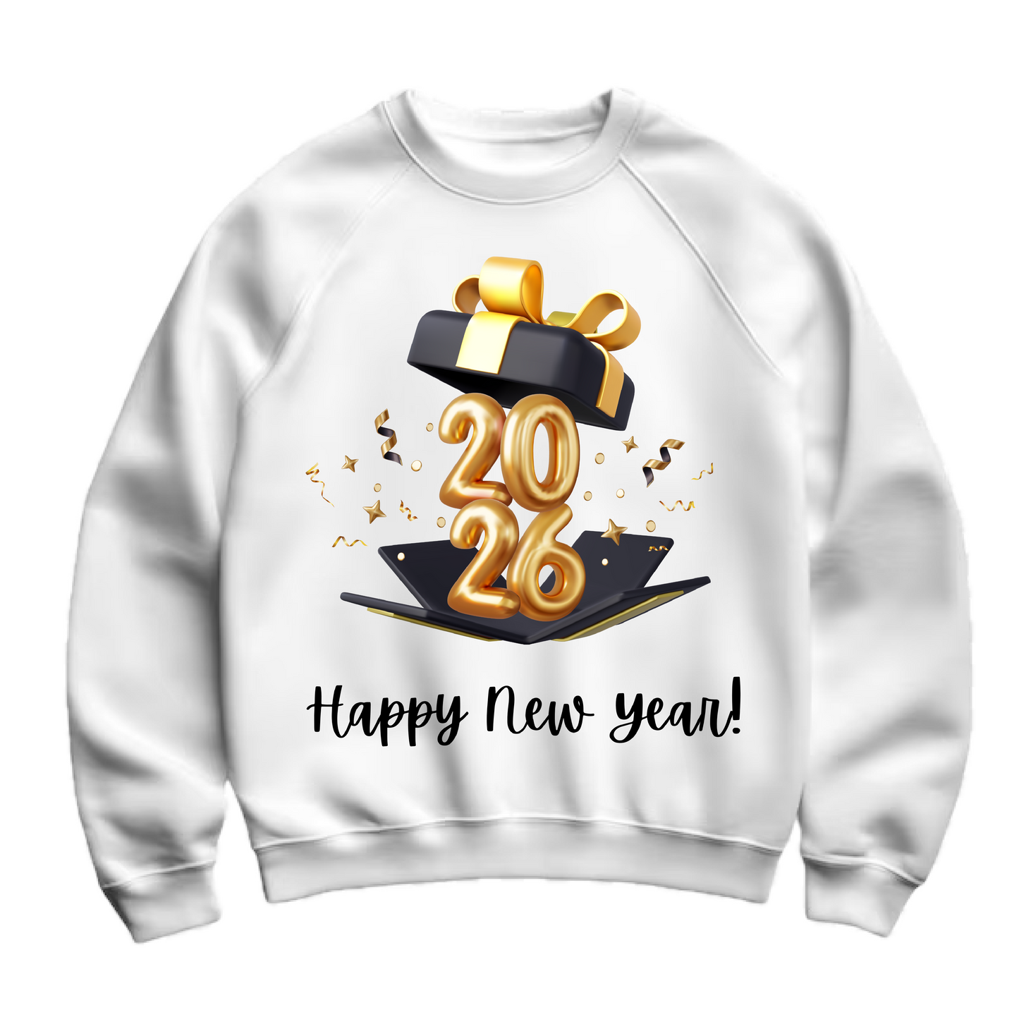 Black & Gold Pop-Out 2026 Crewneck